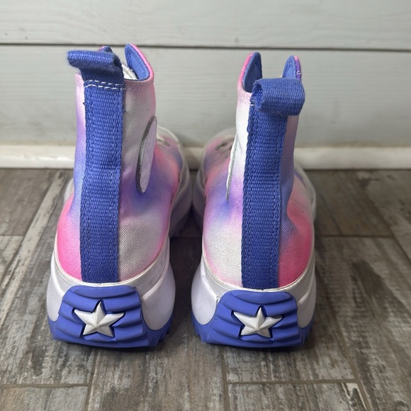 Platform Converse Run Star Hike High 'Cloud Wash - Storm Pink' Size 8.5 - Picture 3 of 4